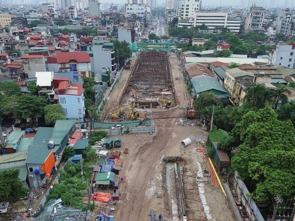 Mục sở thị hầm chui gần 800 tỷ ở Hà Nội đang tăng tốc thi công