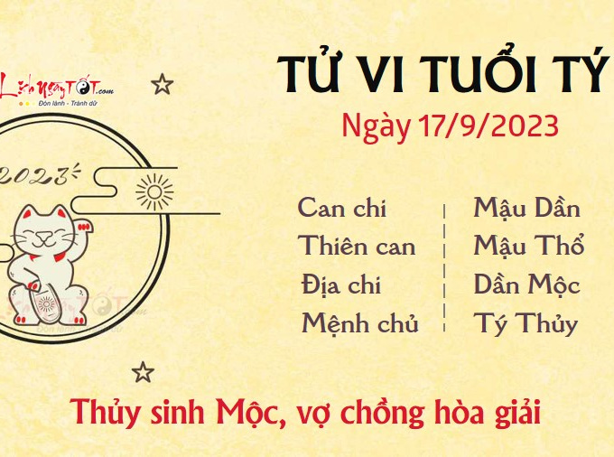 Tử vi Chủ nhật ngày 17/9/2023 của 12 con giáp: Sửu cô lập, Thìn mâu thuẫn