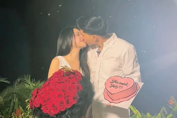 Hình ảnh đầy ngọt ngào trong ngày Văn Hậu cầu hôn Hải My