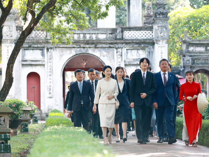Hoàng Thái tử và Công nương Nhật Bản thăm Văn Miếu - Quốc Tử Giám