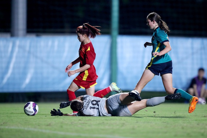 Vòng loại 2 U17 nữ châu Á: Việt Nam thua ngược Úc