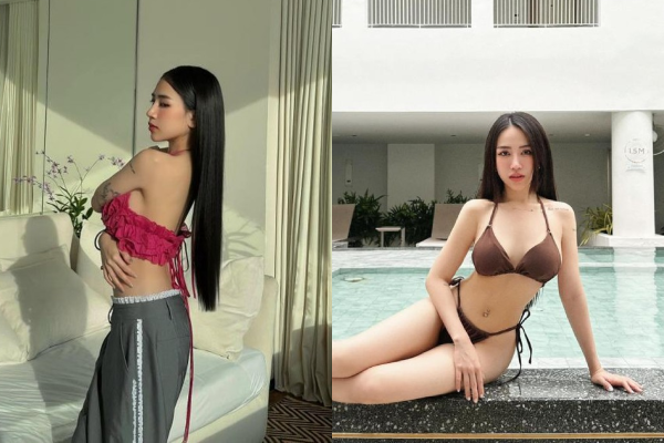 Ái nữ nhà Minh Nhựa diện bikini khoe body 'cực cháy' ở Thái Lan