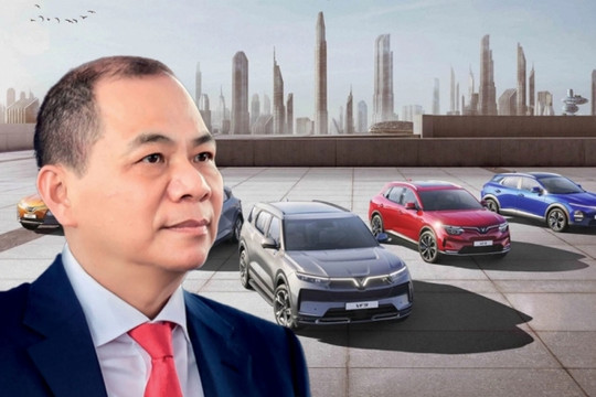 VinFast giảm tiếp, vốn hóa còn 32 tỷ USD