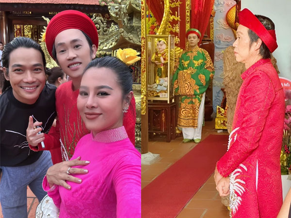 NS Hoài Linh lộ diện ở đền thờ Tổ 100 tỷ, Nam Thư cùng dàn sao tham dự ngày 1 giỗ Tổ ngành sân khấu