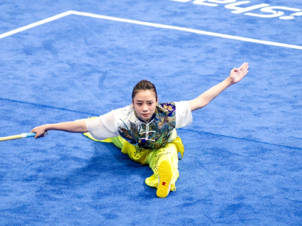 'Ngọc nữ' wushu Dương Thúy Vi biểu diễn với thần thái cực cuốn xuất sắc giành huy chương đồng ASIAD