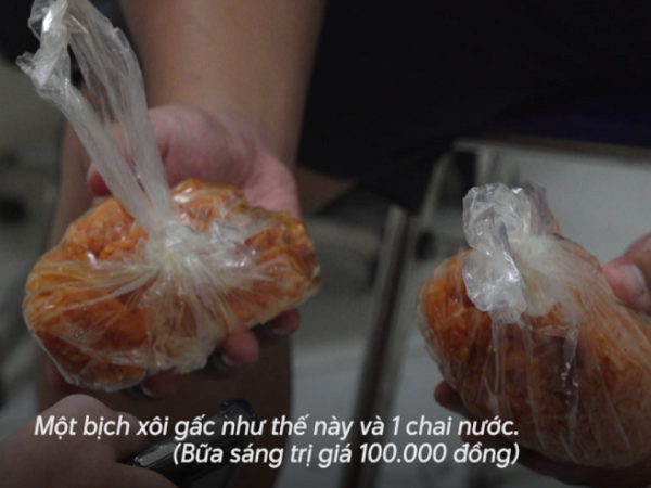 Cận cảnh 'bữa sáng 100 nghìn đồng' gây xôn xao của tuyển thủ bóng bàn trẻ