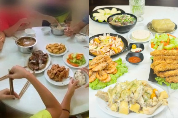 Khoe mâm cơm 800k cho 8 người ăn, Lê Anh Nuôi chốt luôn một câu 'chắc nịch' cho các VĐV trẻ của đội bóng bàn