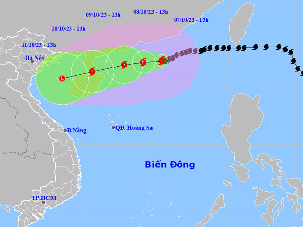 Bão số 4 diễn biến lạ thường, áp thấp mới xuất hiện