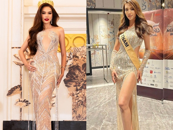 Điểm chung trong phong cách Lê Hoàng Phương và Thùy Tiên tại Miss Grand International