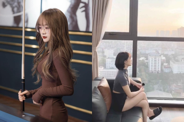 Danh tính 'thánh nữ bi-a' sở hữu căn hộ có view siêu xịn, góc sống ảo cực chất