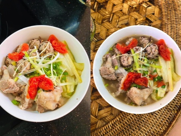 Tìm hương vị bún dọc mùng trong cái lạnh đầu mùa Hà Nội