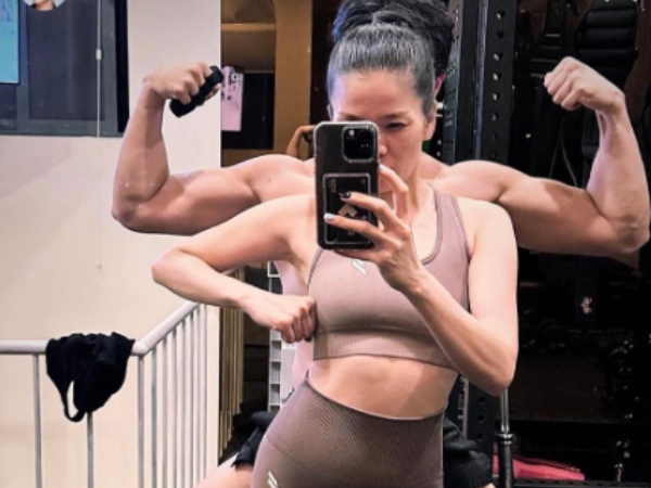 Lệ Quyên khoe body khiến dân tình ngạc nhiên, cơ bắp cuồn cuộn không kém tình trẻ