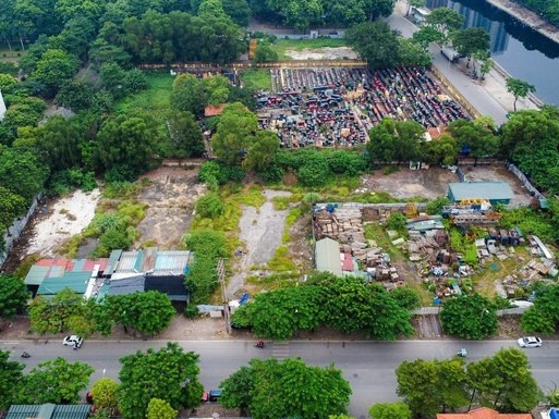 Cận cảnh những ô đất được duyệt xây trường học tại phường đông dân nhất Hà Nội