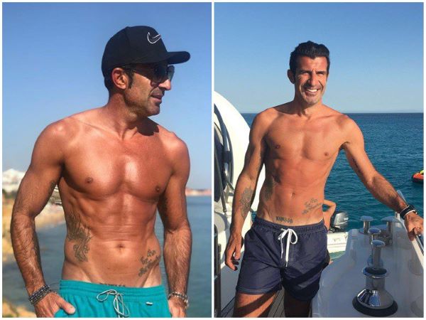 'Quả bóng vàng' Luís Figo 51 tuổi vẫn 'đánh bại' đàn em với body cực phẩm
