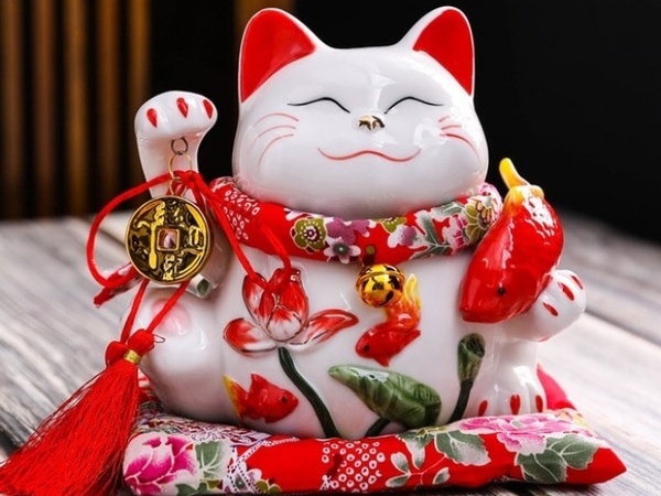 Mèo Thần Tài có quy tắc tay trái - tay phải: Đặt sai tiền bạc thất thoát, gia đạo bất an
