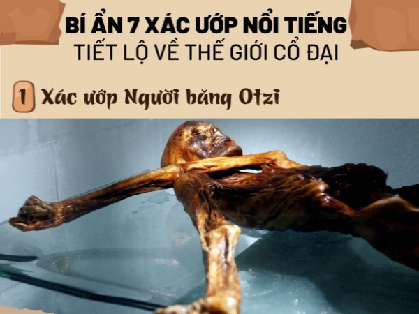 7 xác ướp nổi tiếng hé lộ bí mật về thế giới cổ đại