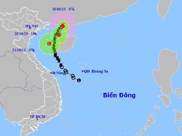 Bão số 5 suy yếu thành áp thấp nhiệt đới, gió mùa đông bắc mạnh tràn về