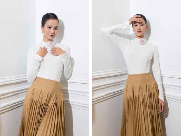 Hương Ly sau gần 1 tháng đăng quang Á hậu Miss Universe Vietnam 2023: Nhan sắc ngày càng thăng hạng, cực kỳ đắt sô