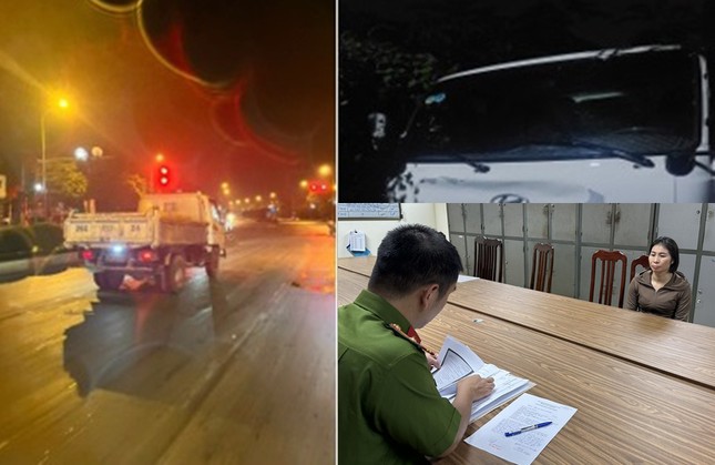 Nữ tài xế xe tải đi vào đường cấm, tông cặp vợ chồng đi xe máy thương vong