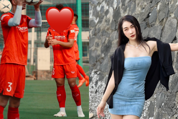 Cầu thủ điển trai nhất nhì U23 Việt Nam yêu cô giáo tiểu học cực sexy, dân mạng soi ra cử chỉ cực tình cảm