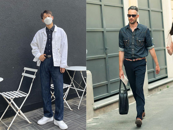 Hoài cổ nhưng sành điệu với phong cách Denim on Denim của thập niên 60 vừa hot trở lại trong năm 2023