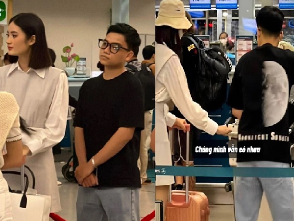 Bạn trai Hoa hậu Ý Nhi khiến netizen thiện cảm: Sóng gió nắm chặt tay, tiễn người yêu du học vẫn có loạt hành động ghi điểm!
