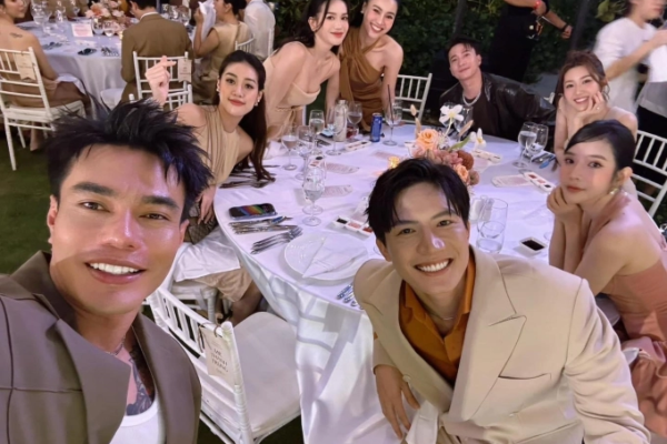 LyLy - Anh Tú 'dính như sam' trong tiệc cưới của Puka, Lê Dương Bảo Lâm nói 1 câu khẳng định mối quan hệ