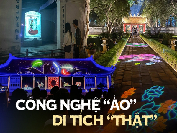 Văn Miếu - Quốc Tử Giám sau 1 tuần mở tour đêm, màn trình diễn 3D Mapping gây ấn tượng mạnh