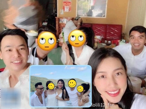 Phản ứng phía hoa hậu Thùy Tiên về ảnh chụp chung với 2 'tú ông' trong đường dây môi giới mại dâm