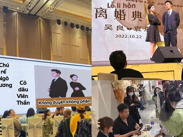 Cặp đôi mở tiệc ăn mừng ly hôn, mời lại quan khách năm xưa để 'trả tiền mừng cưới'