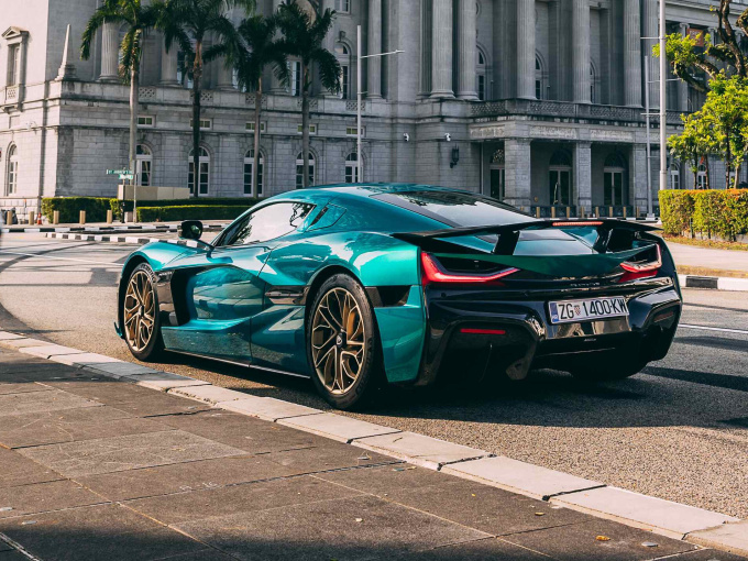 Siêu xe điện Rimac Nevera mạnh gần 2.000 mã lực có mặt tại Singapore