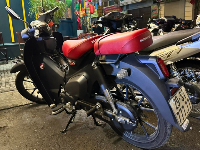 Biển số ngũ quý 7 chuyển từ Yamaha Sirius giá 200 triệu sang Honda Cub cực chất