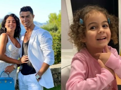 Ronaldo nhận 11 triệu lượt thả tim khi đăng bài mừng sinh nhật thiên thần nhỏ, dân mạng đều nói một điều khi nhìn ảnh hai bố con
