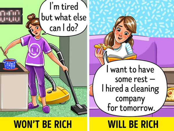Những việc khiến bạn không thể trở thành người giàu có