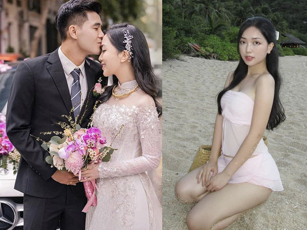 Vợ hot girl của Hà Đức Chinh mặt hoa da phấn, nhan sắc uy tín 'đánh bại' cam thường