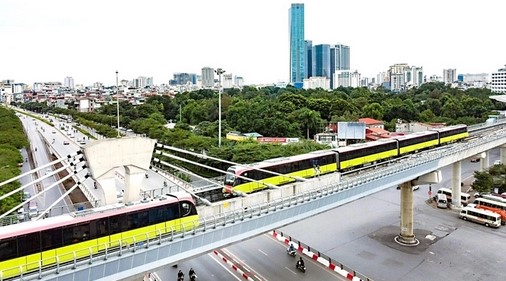 Thông tin thời gian vận hành đoạn trên cao Metro Nhổn-ga Hà Nội