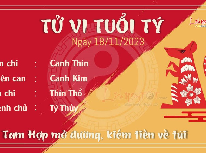 Tử vi thứ 7 ngày 18/11/2023 của 12 con giáp: Hợi tủi thân, Tý nhanh nhẹn