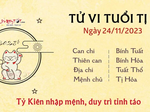 Tử vi thứ 5 ngày 23/11/2023 của 12 con giáp: Sửu có tiền, Tuất thư thái