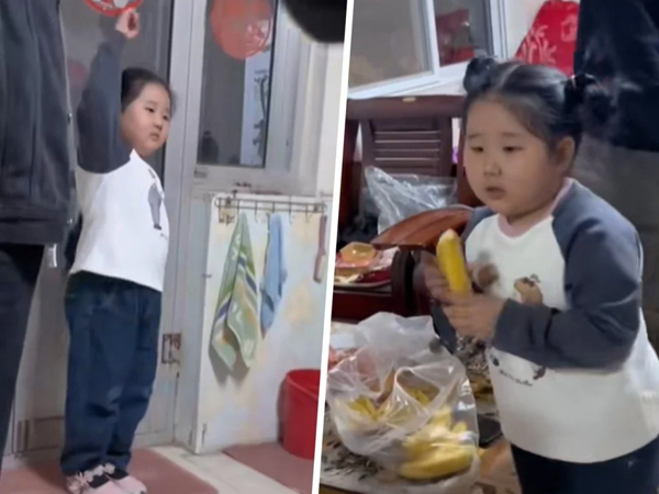 Bé gái 5 tuổi khiến cư dân mạng sửng sốt khi 'nhập vai' làm cô giáo dạy cả gia đình