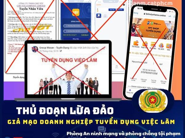 CẢNH BÁO: Phải gánh nợ thay, bay sạch tài khoản khi tìm việc dịp cuối năm vì thủ đoạn lừa đảo mới