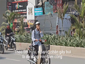 Hà Nội: Ngã tư Khuất Duy Tiến - Nguyễn Trãi cát bụi mù mịt ám ảnh người đi đường
