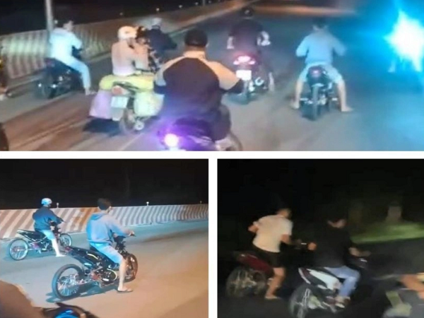 15 thanh niên nam, nữ ở Bình Dương đua xe, quay video đăng tải mạng xã hội