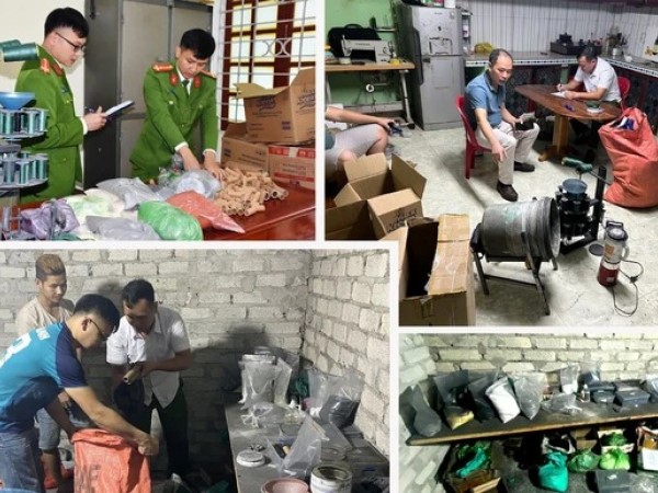 3 thanh niên xây hầm bí mật chế tạo pháo nổ