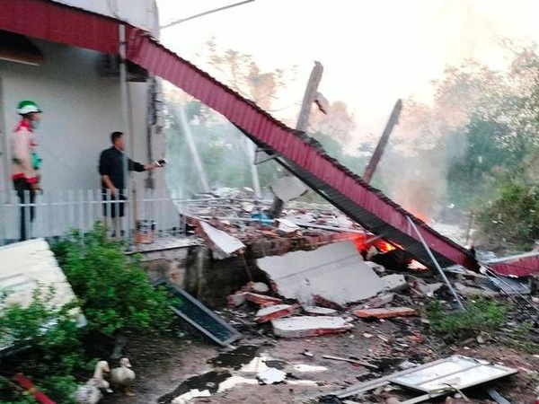 Nhà sập sau tiếng nổ lớn, một người tử vong tại chỗ