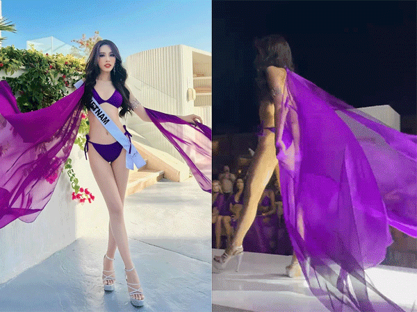 Ngọc Hằng bùng nổ trong phần thi áo tắm Miss Intercontinental 2023: Sắc vóc gợi cảm, dùng loạt 'chiêu' catwalk gây ấn tượng
