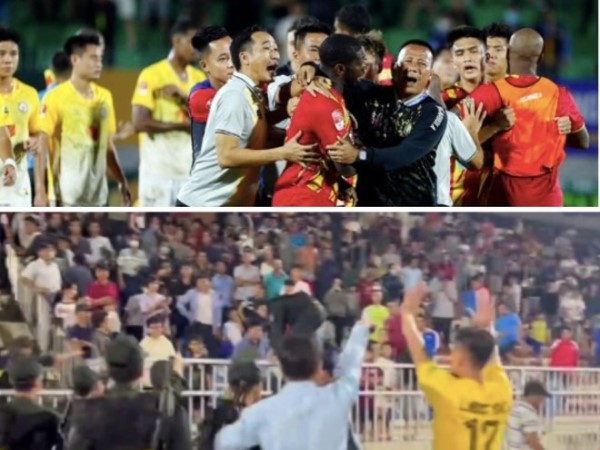 Chuyển hồ sơ đề nghị VFF kỷ luật vụ hỗn loạn trên sân Quy Nhơn