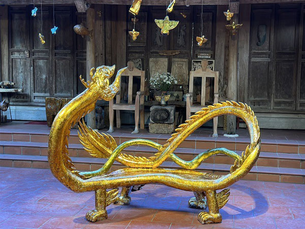 'Rồng vàng' xuất hiện tại làng cổ Đường Lâm, chủ nhân định giá 2 tỷ đồng