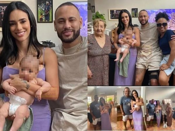 Tuyên bố chia tay Neymar, nữ người mẫu vẫn tươi cười xuất hiện cạnh gia đình bạn trai cũ