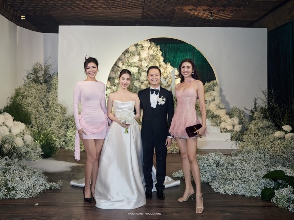 Gần như cả showbiz Việt quy tụ ở lễ cưới Diễm My 9X