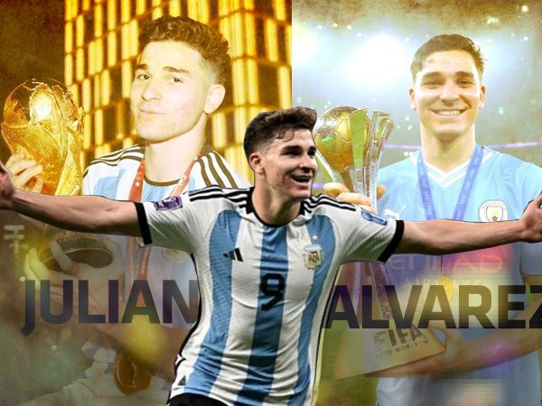 Choáng với bộ sưu tập danh hiệu của Julian Alvarez